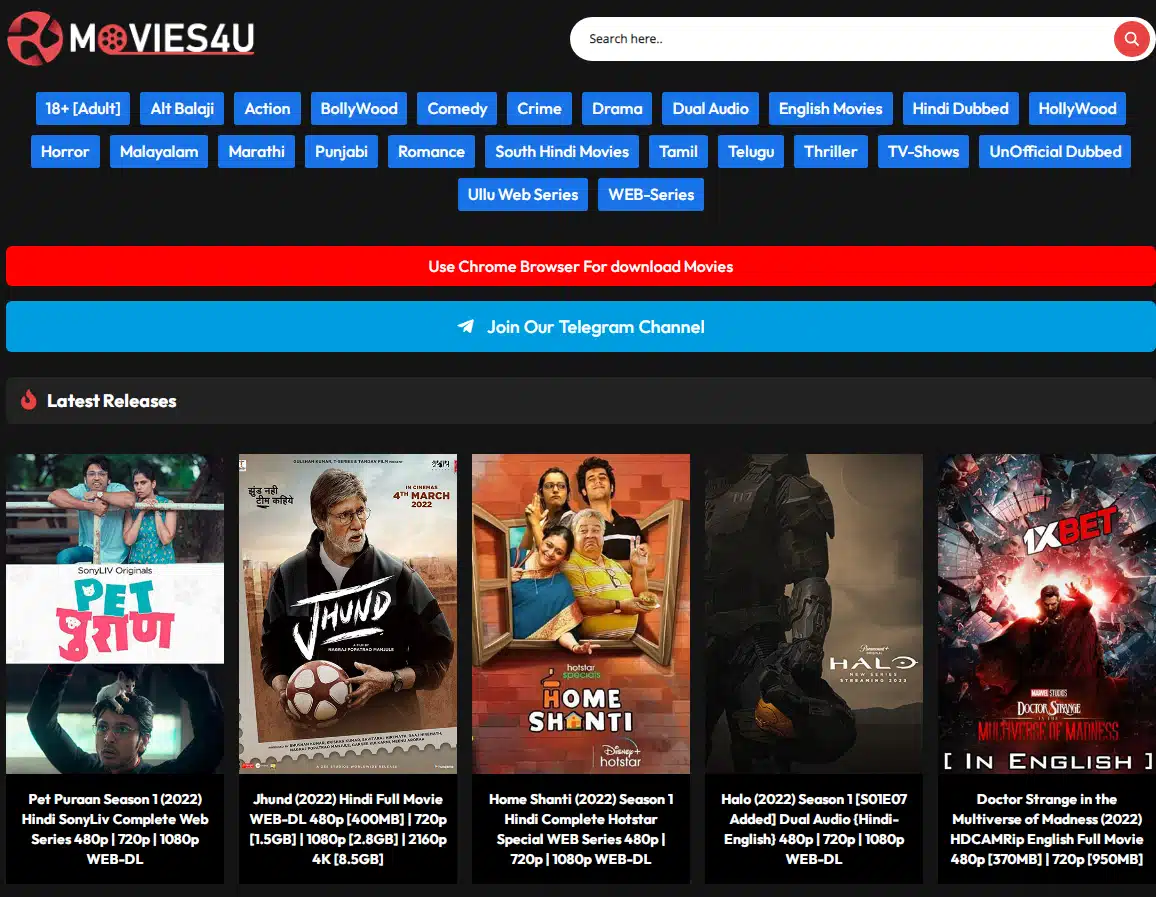 Movies4U Pro: Stream Your Favorite Movies Anytime